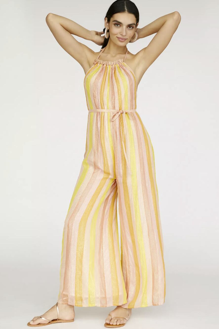 Anthropologie Summer Sophie Jumpsuit -NEW Size M/L